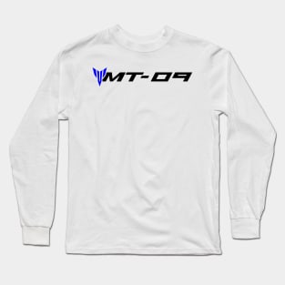 MT09 with Shield Black Long Sleeve T-Shirt